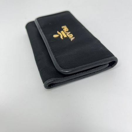 PRADA プラダ ナイロン 6連キーケース ブラック