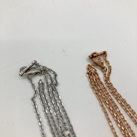   Terra gratia テラグラティア ペアネックレス ハワイアンジュエリー 馬蹄 サージカルステンレス シルバー x ローズゴールド