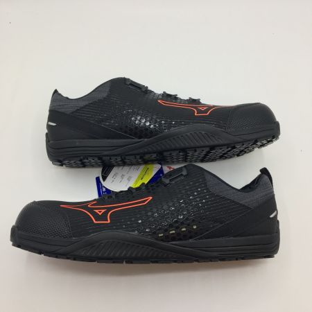  MIZUNO ミズノ オールマイティTD II 51L BOA　ダイヤル ローカット ワーキング ブラック 安全靴