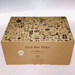 ◎◎ BRUNO ブルーノ crassy+ オーバルホットプレート グレージュ BOE053-GRG Sランク