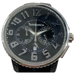 ◎◎ TENDENCE クロノグラフ クォーツ 腕時計 メンズ ガリバー J05R 本体のみ Cランク
