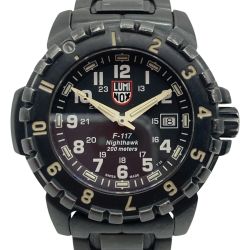 ◎◎ LUMINOX ルミノックス F-117 ナイトホーク 6400-200 メンズ クォーツ 腕時計 6400-200 Cランク