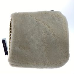 ◎◎ VIOLAd'ORO エコファーチェーントートバッグ オフホワイト 布袋付 Sランク