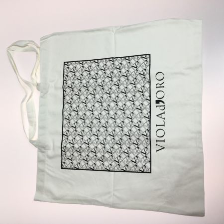  VIOLAd'ORO エコファーチェーントートバッグ オフホワイト 布袋付