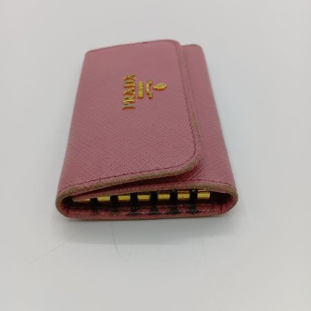  PRADA プラダ キーケース IPG2222 ピンク 金具2本欠品