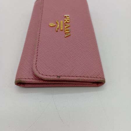  PRADA プラダ キーケース IPG2222 ピンク 金具2本欠品