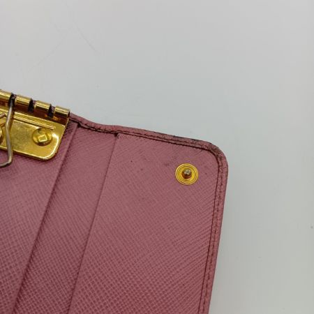  PRADA プラダ キーケース IPG2222 ピンク 金具2本欠品