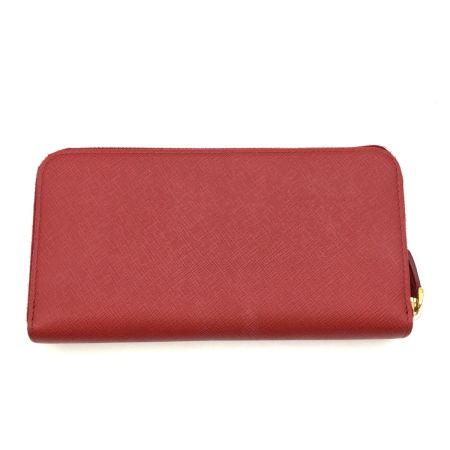  PRADA プラダ ラウンドファスナー財布 IML506 レッド