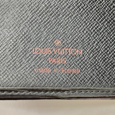  LOUIS VUITTON ルイヴィトン エピ ポルト ビエ カルト クレディ モネ 2つ折り財布 M63542 ブラック