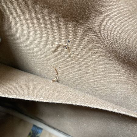  LOUIS VUITTON ルイヴィトン モノグラム ソミュール43 ショルダーバッグ M42252 ブラウン 内ポケットほつれ有