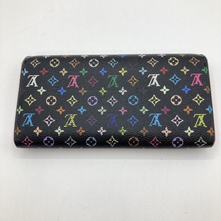  LOUIS VUITTON ルイヴィトン モノグラム・マルチカラー ポルトフォイユ・サラ 長財布 M93533 ブラック