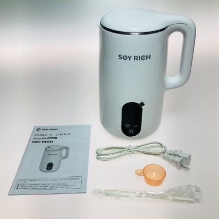  Shop Japan ショップジャパン ソイリッチ 完全豆乳メーカー SOY RICH DJ10B-P27E
