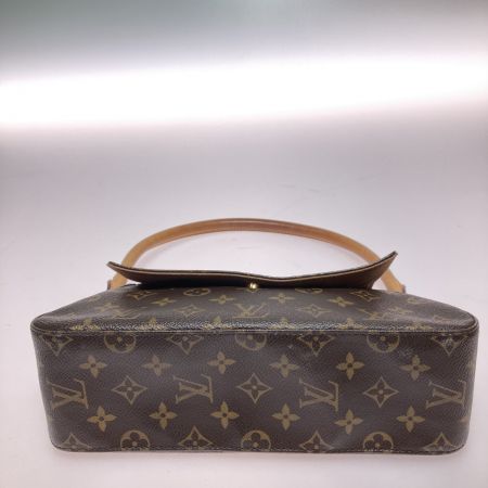  LOUIS VUITTON ルイヴィトン モノグラム ミニルーピング ショルダーバッグ  M51147 ブラウン MI0091