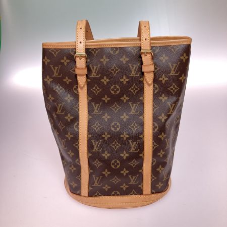  LOUIS VUITTON ルイヴィトン モノグラム バケット27 トートバッグ M42236 ブラウン 付属ポーチ欠品