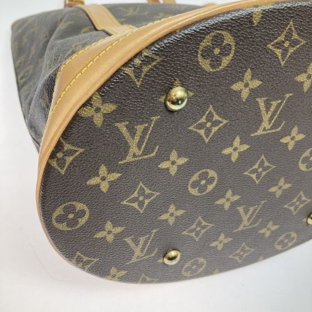  LOUIS VUITTON ルイヴィトン モノグラム バケット27 トートバッグ M42236 ブラウン 付属ポーチ欠品