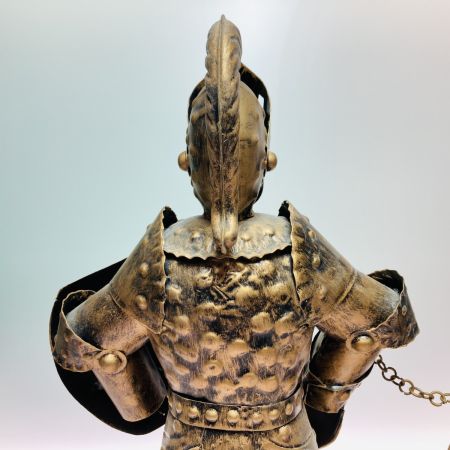   西洋甲冑 騎士 兵士 ボトルケース ブリキ兵士 当時物