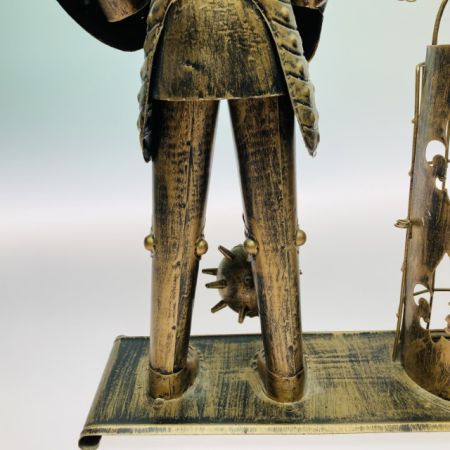   西洋甲冑 騎士 兵士 ボトルケース ブリキ兵士 当時物