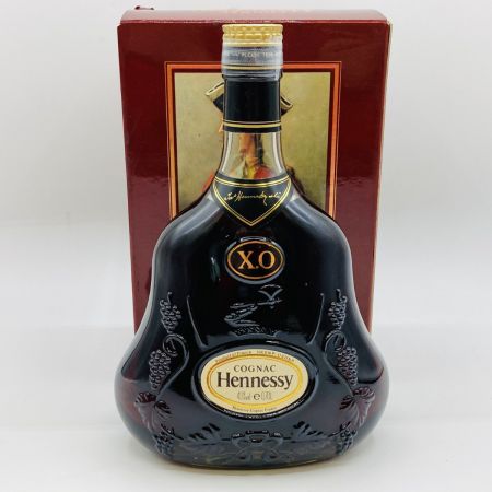  Hennessy ヘネシー XO コニャック 金キャップ グリーンボトル 700ml 40% 箱付 未開栓