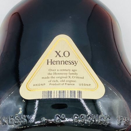  Hennessy ヘネシー XO コニャック 金キャップ グリーンボトル 700ml 40% 箱付 未開栓