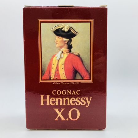  Hennessy ヘネシー XO コニャック 金キャップ グリーンボトル 700ml 40% 箱付 未開栓