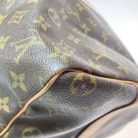  LOUIS VUITTON ルイヴィトン モノグラム キーポル・バンドリエール 45 ボストンバッグ M41418 ブラウン ファスナー部分破れ有