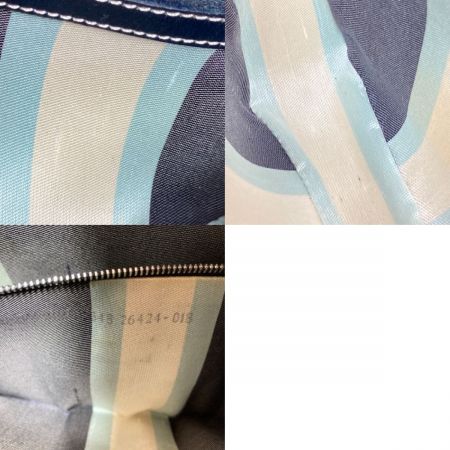  FENDI フェンディ マンマバケット ワンショルダー ハンドバッグ 148 26424-018 ネイビー