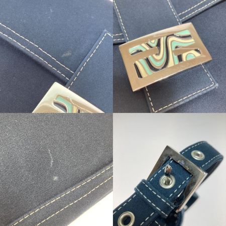  FENDI フェンディ マンマバケット ワンショルダー ハンドバッグ 148 26424-018 ネイビー