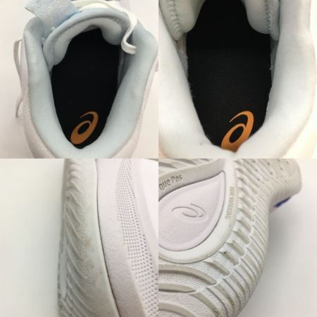  asics アシックス バスケットシューズ バッシュ NOVA SURGE 3 ホワイト×ブライトシアン 1061A048-100