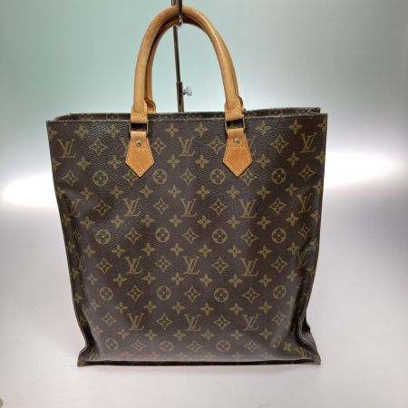  LOUIS VUITTON ルイヴィトン モノグラム サックプラ トートバッグ M51140 ブラウン