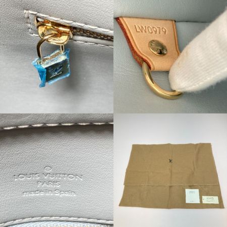  LOUIS VUITTON ルイヴィトン モノグラム・ヴェルニ ヒューストン トートバッグ M91053 グリ 日焼け有