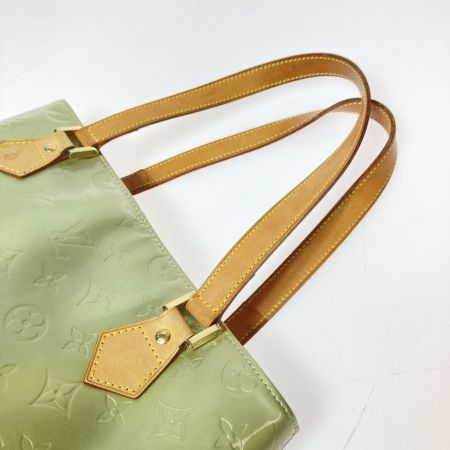  LOUIS VUITTON ルイヴィトン モノグラム・ヴェルニ ヒューストン トートバッグ M91053 グリ 日焼け有