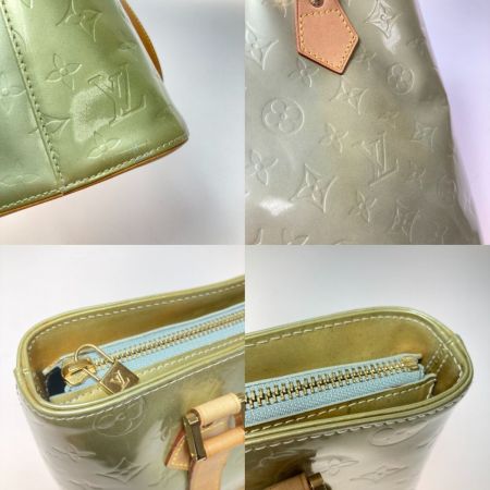  LOUIS VUITTON ルイヴィトン モノグラム・ヴェルニ ヒューストン トートバッグ M91053 グリ 日焼け有