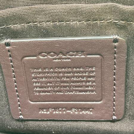  COACH コーチ カラーブロック シグネチャー クロスボディー カメラバッグ F31447 ブラウン