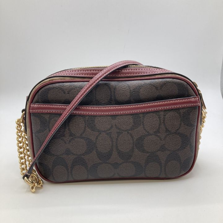 COACH コーチ カラーブロック シグネチャー クロスボディー カメラ 