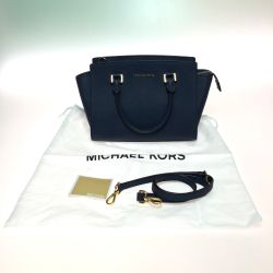 ◎◎ MICHAEL KORS マイケルコース 2WAYショルダーバッグ 30S3GLMS2L ネイビー Aランク