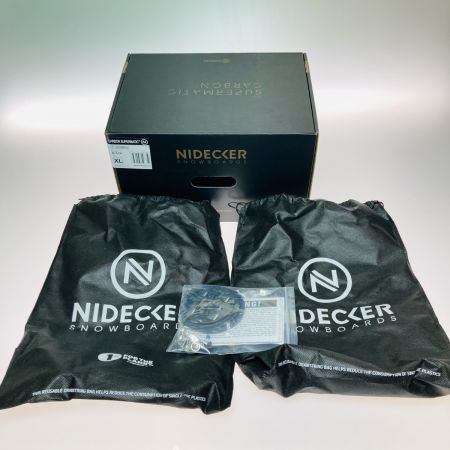 NIDECKER ナイデッカー Supermatic-carbon スーパーマチック カーボン スノーボード バインディング ビンディング サイズXL