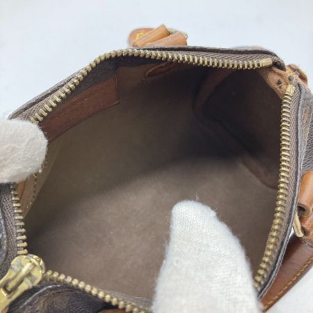  LOUIS VUITTON ルイヴィトン モノグラム ミニスピーディー ハンドバッグ M41534 ブラウン
