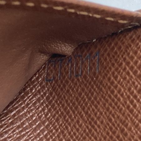  LOUIS VUITTON ルイヴィトン モノグラム コンパクトジップ 二つ折り財布 財布 M61667 ブラウン