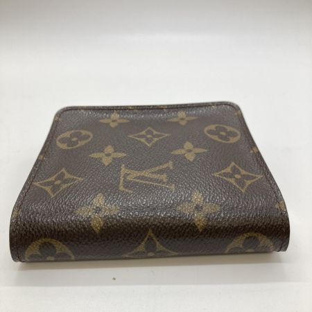  LOUIS VUITTON ルイヴィトン モノグラム コンパクトジップ 二つ折り財布 財布 M61667 ブラウン