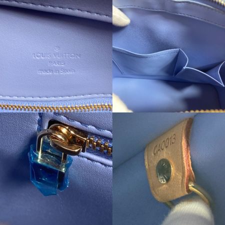  LOUIS VUITTON ルイヴィトン モノグラム ヴェルニ ヒューストン トートバッグ M91218 ラヴァンド 変色有