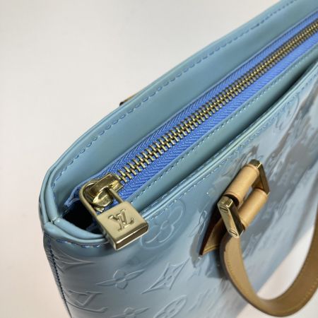  LOUIS VUITTON ルイヴィトン モノグラム ヴェルニ ヒューストン トートバッグ M91218 ラヴァンド 変色有
