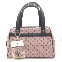 ◎◎ LOUIS VUITTON ルイヴィトン  モノグラム・ミニ ジョセフィーヌPM  Ｍ92314 ピンク 南京錠付き Bランク