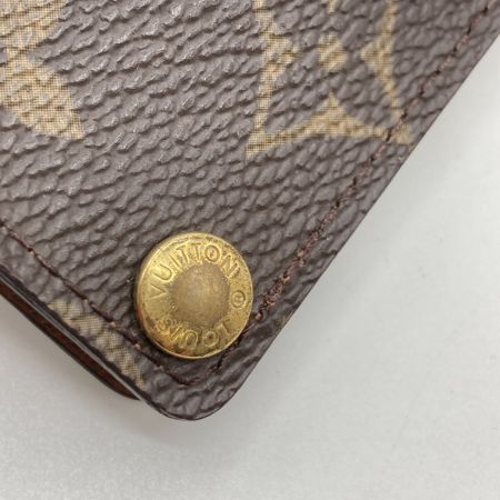  LOUIS VUITTON ルイヴィトン モノグラム ポルトカルト クレディ プレッシオン カードケース ネーム入り M60937 ブラウン