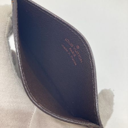  LOUIS VUITTON ルイヴィトン カードケース ポルト カルト・サーンプル ダミエ N61722 ブラウン