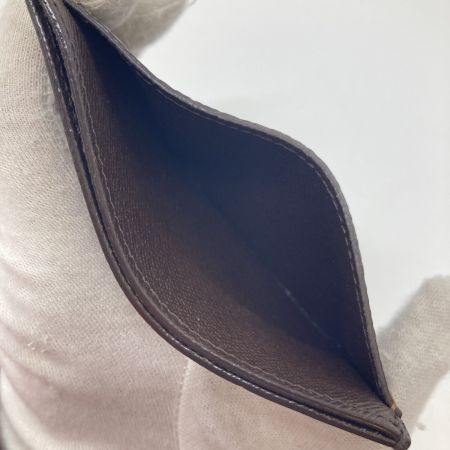  LOUIS VUITTON ルイヴィトン カードケース ポルト カルト・サーンプル ダミエ N61722 ブラウン