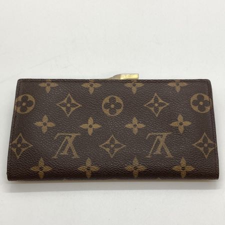  LOUIS VUITTON ルイヴィトン がま口財布 モノグラム コンチネンタル クラッチ T61217