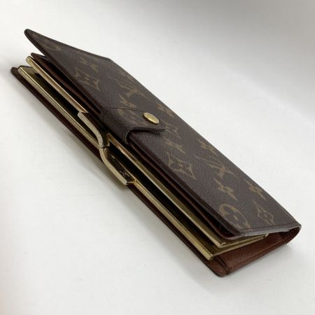  LOUIS VUITTON ルイヴィトン がま口財布 モノグラム コンチネンタル クラッチ T61217 ブラウン