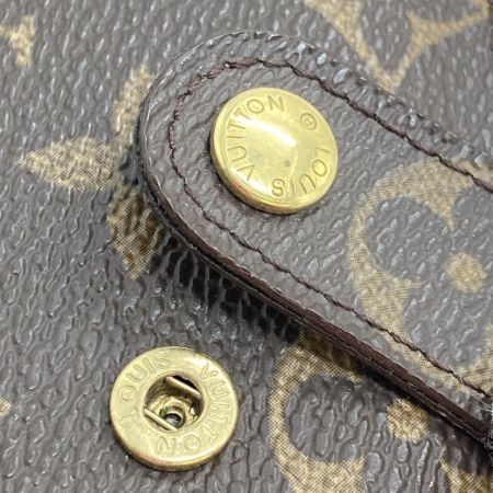  LOUIS VUITTON ルイヴィトン がま口財布 モノグラム コンチネンタル クラッチ T61217 ブラウン