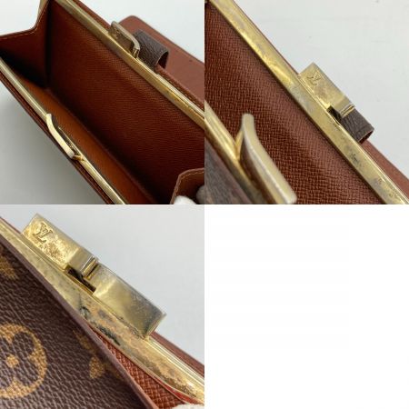  LOUIS VUITTON ルイヴィトン がま口財布 モノグラム コンチネンタル クラッチ T61217 ブラウン