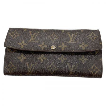  LOUIS VUITTON ルイヴィトン 長財布 モノグラム ポルトフォイユ・サラ ダメージ多 現状品 M61734